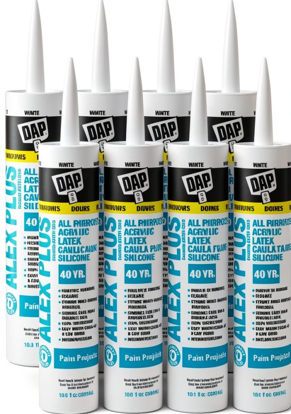 DAP ALEX PLUS Acrylic Latex Caulk Silicone Waterproof-0