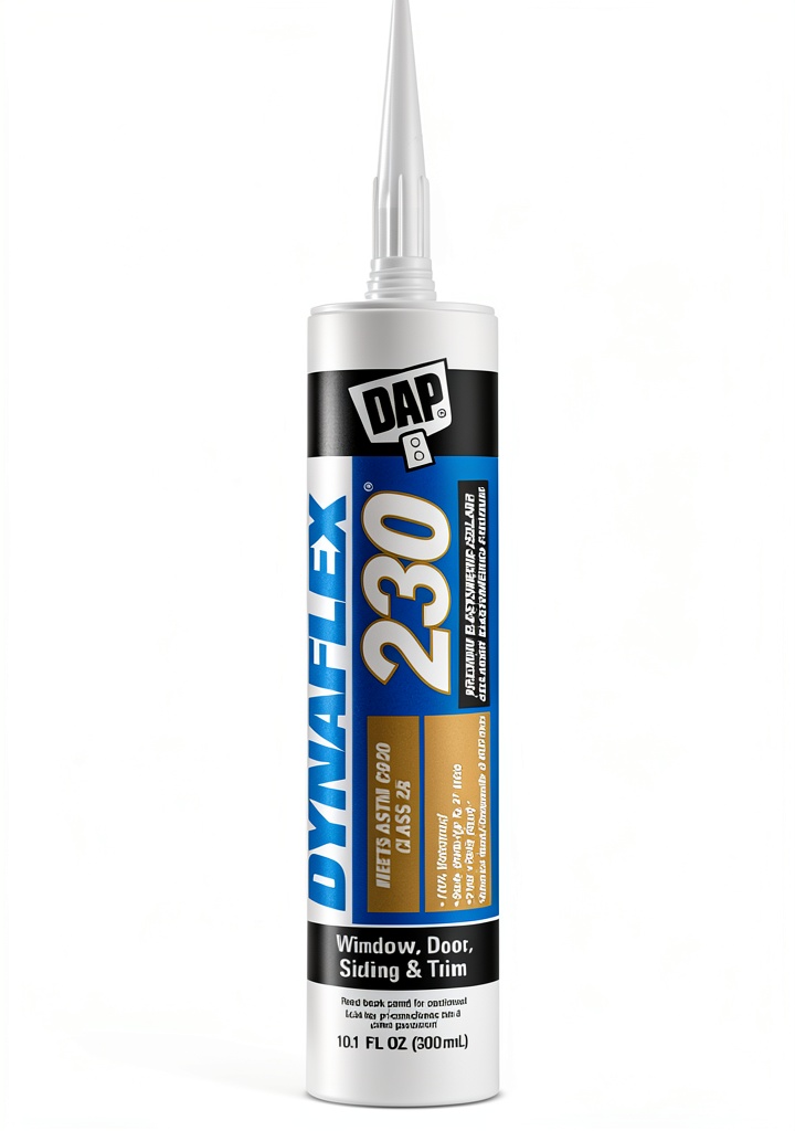 DAP Dynaflex 230 Pro sealant applied to a window frame