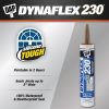 DAP Dynaflex 230 Brown Sealant Waterproof Paintable Latex-1