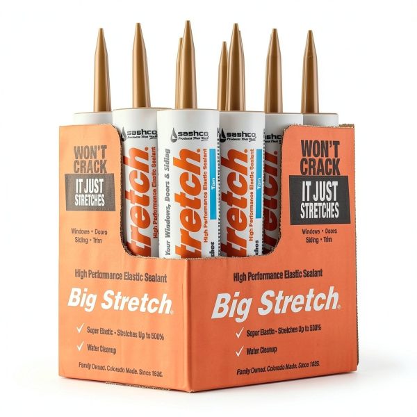 Sashco Big Stretch Caulk Flexible Acrylic Sealant Waterproof-0