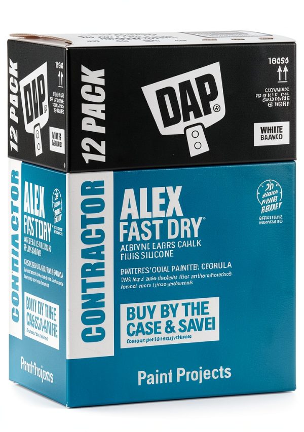 DAP Latex Caulk Waterproof Crack Resistant 12 Pack-1