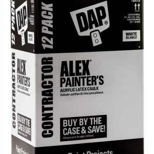 Acrylic Latex Caulk DAP White Tube Indoor Outdoor-0