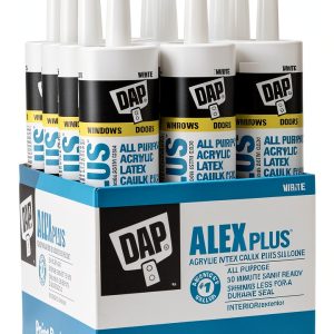 DAP Acrylic Latex Silicone Caulk Waterproof Paintable-0