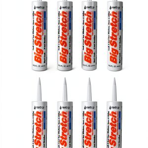 Sashco Clear Acrylic Caulk Big Stretch 10.5 oz-0