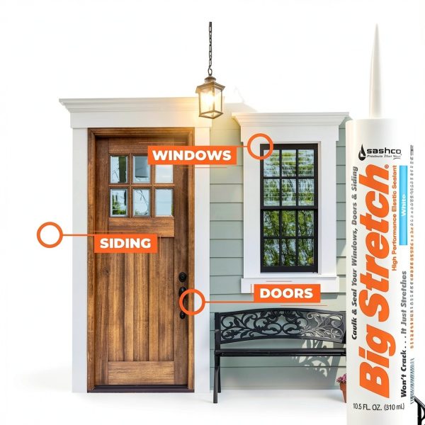 Sashco Big Stretch Caulk Flexible Sealant Home Improvement-5