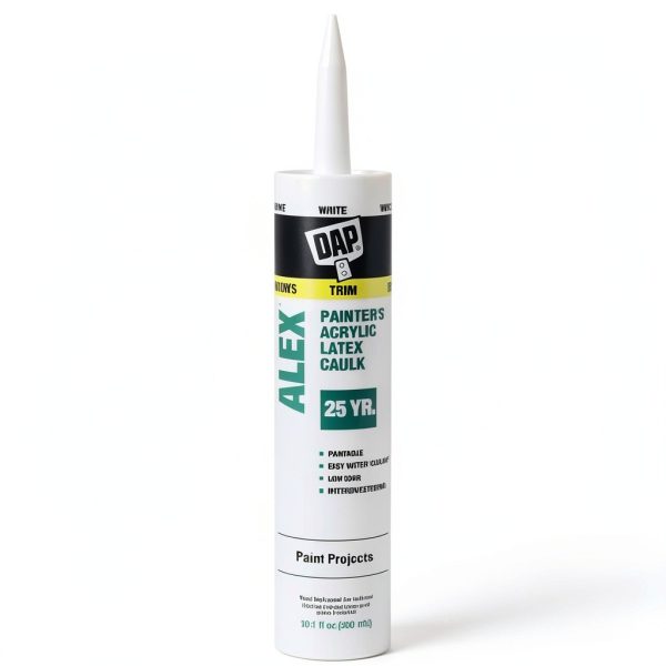 DAP White Acrylic Caulk 30‑Tube Paintable Low Odor-1