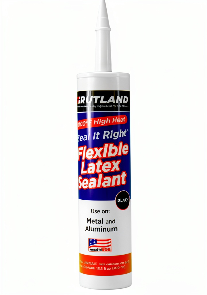Applying Rutland latex caulk to a vent pipe