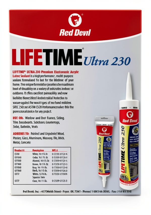 Red Devil Latex Caulk Paintable Flexible Interior Exterior-2
