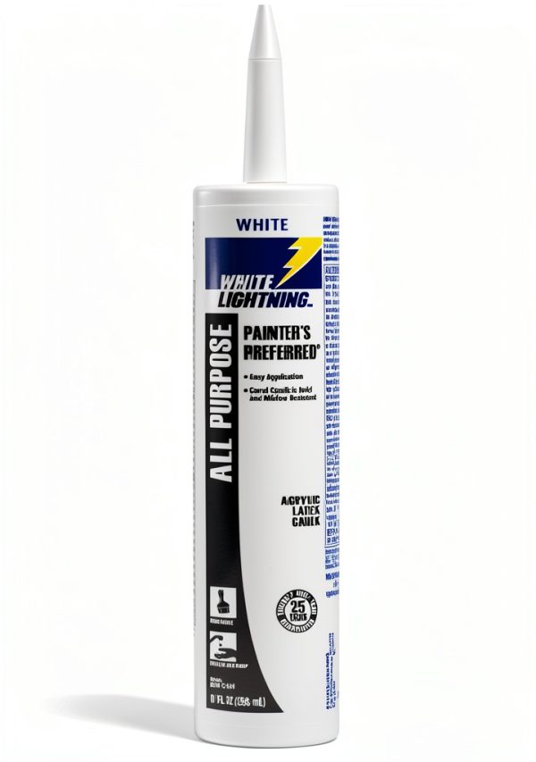 Acrylic Latex Caulk White Lightning Paintable-0