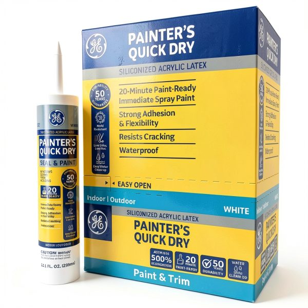 Momentive Latex Caulk Paintable Waterproof 50 Year-2