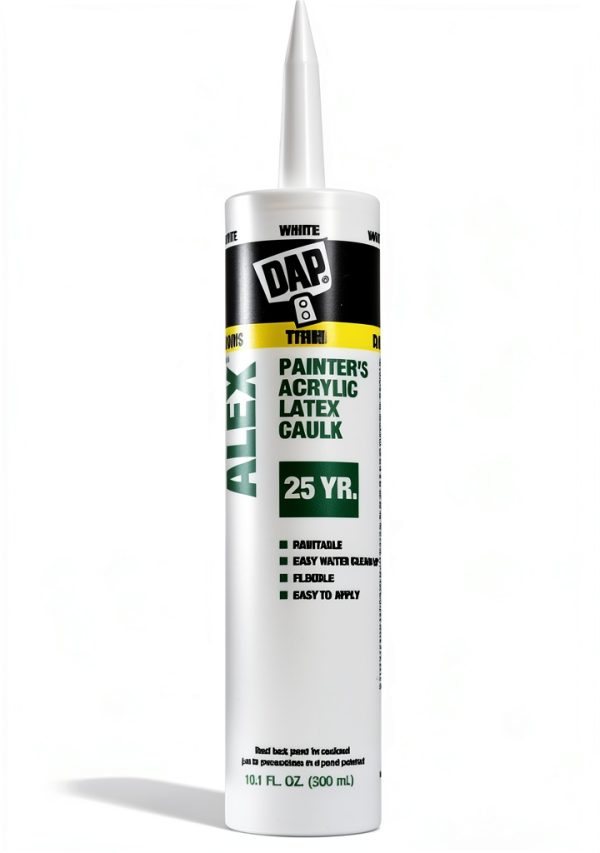 DAP Clear Silicone Caulk Waterproof Paintable 25 Year-0