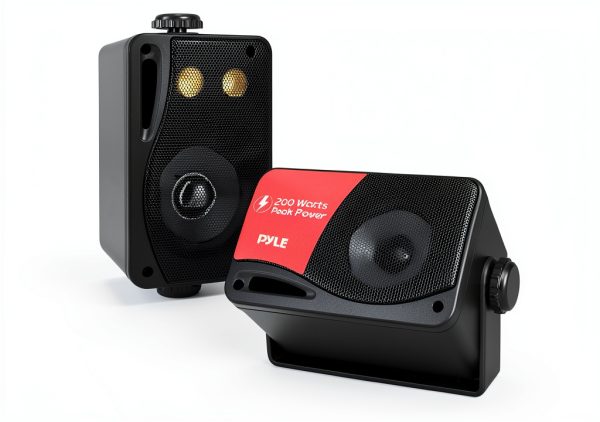 PLMR24B Outdoor Waterproof Wall-Mount Speaker 200W ABS Black-0