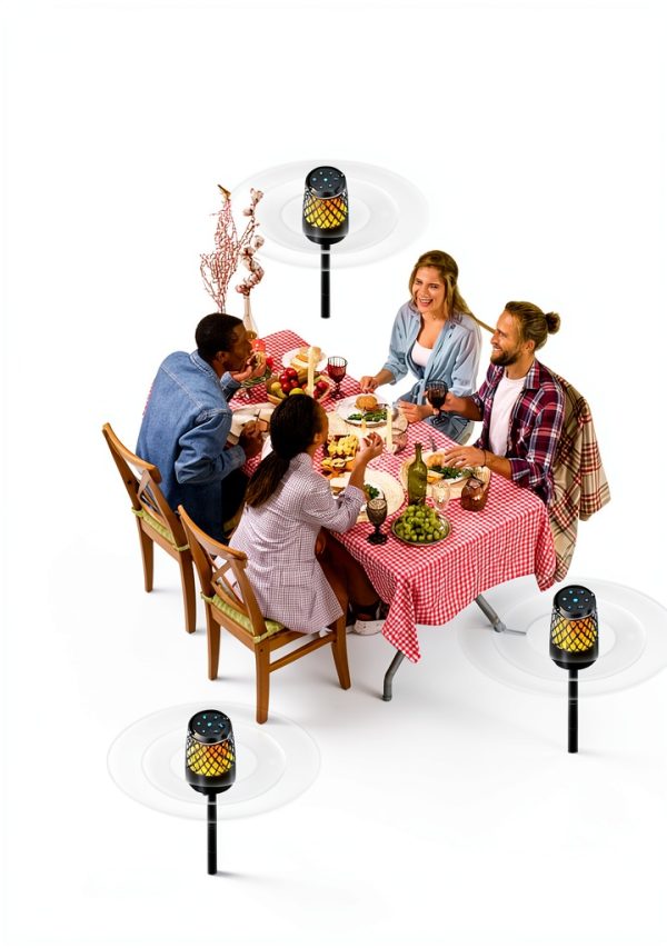FlameSound SY126 Bluetooth Outdoor LED Speaker 10W 3D Surround-2