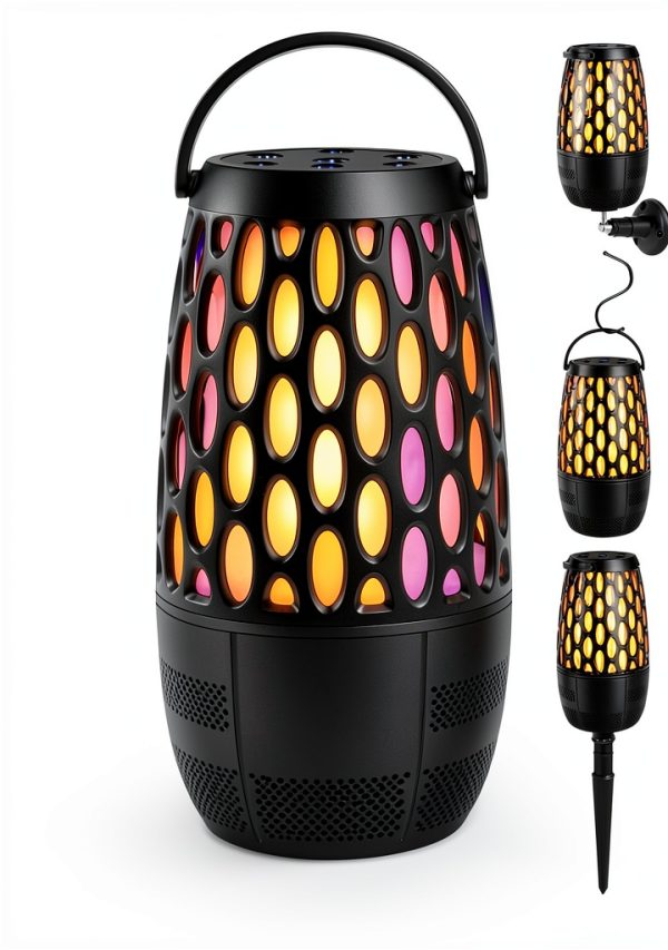 Boopp RED-HOT13 Outdoor Bluetooth Speaker with 7‑Mode 360° Light Show-0