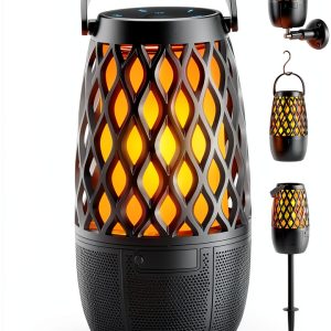BolaButty Torch Light Bluetooth Speaker 2-Pack Black Waterproof-0