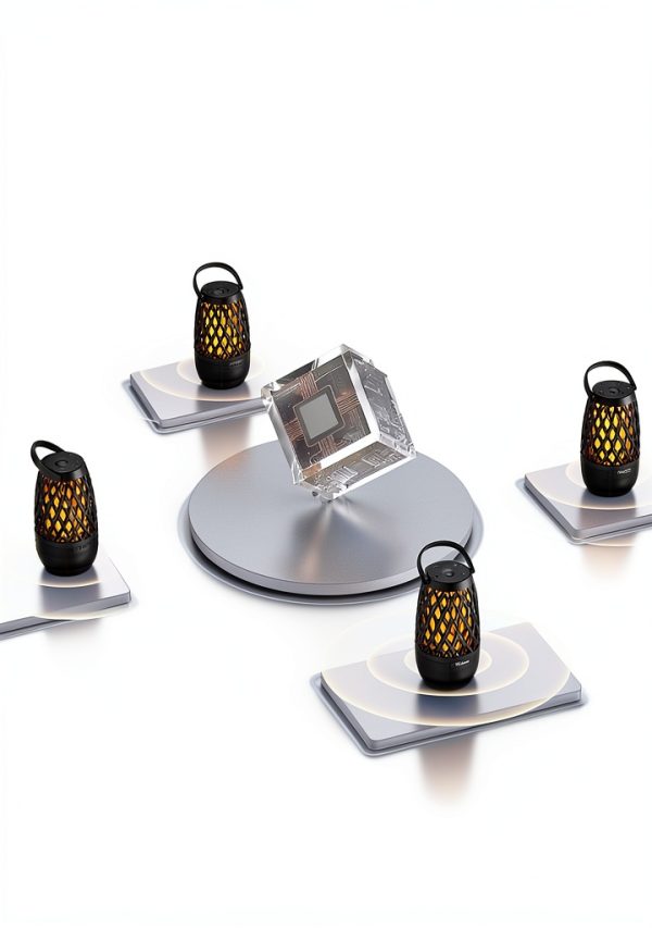BolaButty Torch Light Bluetooth Speaker 2-Pack Black Waterproof-2