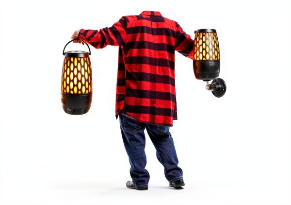 Boopp RED-HOT13 Outdoor Bluetooth Speaker with 7‑Mode 360° Light Show-3