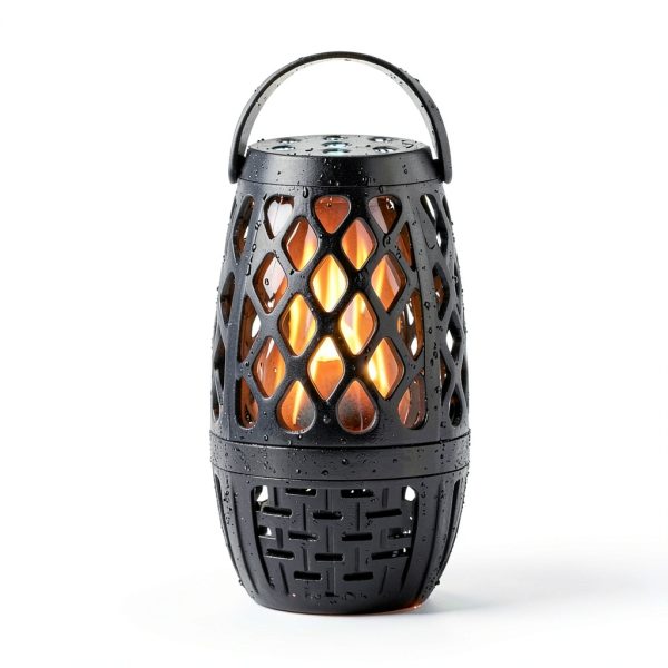 Ulinkbee Outdoor Bluetooth Speakers 4 Pack 10W LED Flame Waterproof-4