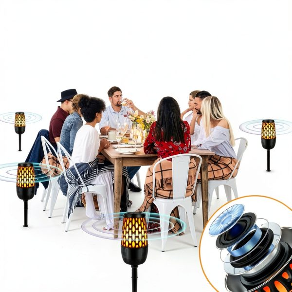 Boopp RED-HOT13 Outdoor Bluetooth Speaker with 7‑Mode 360° Light Show-1