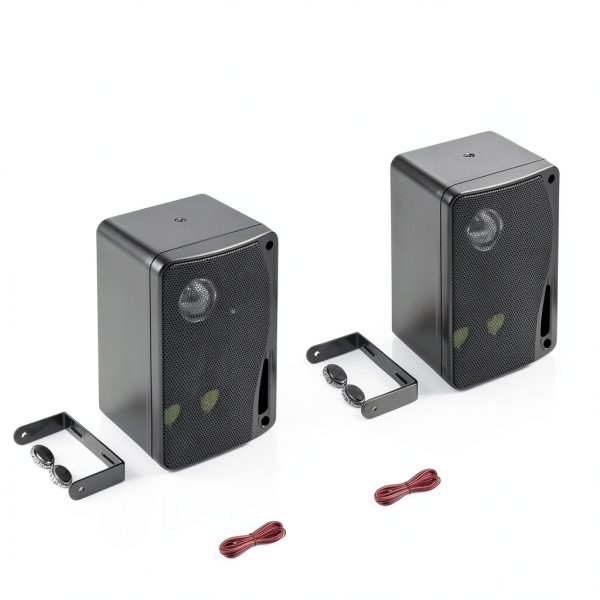 PLMR24B Outdoor Waterproof Wall-Mount Speaker 200W ABS Black-6