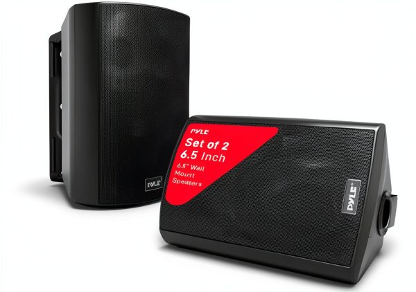 Bluetooth Outdoor Speaker PDWR62BTBK Marine Grade Black 6.5 Inch-0