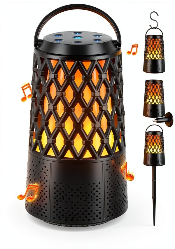FlameSound SY126 Bluetooth Outdoor LED Speaker 10W 3D Surround-0