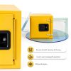 7.5L Fireproof Chemical Safety Cabinet, Flammable Liquid Storage Box Industrial Hazardous Goods Locker Explosion-Resistant Steel Container for Lab Factory Hospital Workshop-6