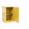 30 Gallon Flammable Storage Cabinet 23 x 18 x 35in, Galvanized Steel Flammable Liquid Storage Cabinet, Adjustable Shelves, Yellow-1