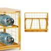 Propane Tank Storage Box Pohadr Cabinet Yellow 4 Cylinder-2
