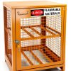 Propane Tank Storage Cabinet Sidasu Yellow Heavy-Duty Floor-Mount 31in-1