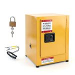 Galvanized Steel Safety Cabinet MERXENG 17x17x18 FireResist Leakproof-0