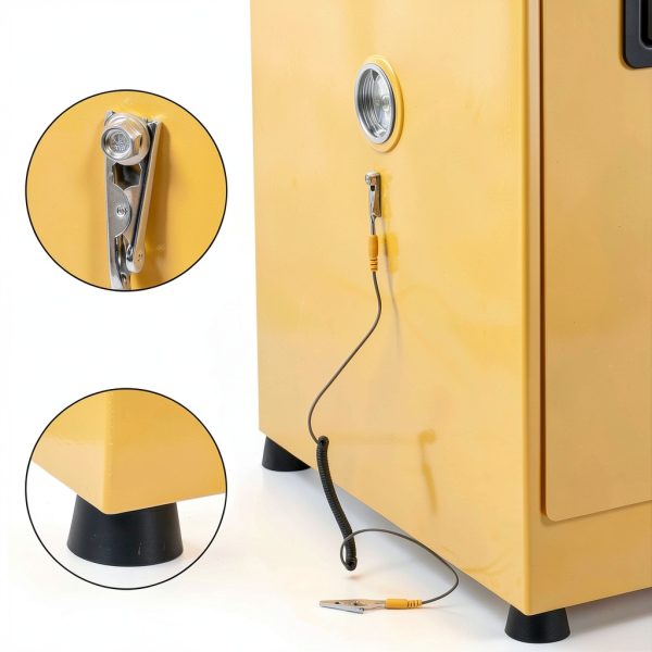 Galvanized Steel Safety Cabinet MERXENG 17x17x18 FireResist Leakproof-6