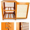 Propane Tank Storage Cabinet Sidasu Yellow Heavy-Duty Floor-Mount 31in-2