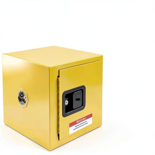 Flammable Cabinet 13x13x13 Galvanized Steel Mini Storage by VoTwoofv-3