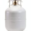 Propane Tank Storage Cabinet Sidasu Yellow Heavy-Duty Floor-Mount 31in-5