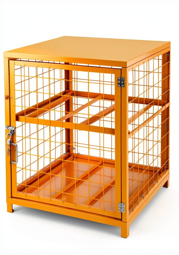 Propane Tank Storage Box Pohadr Cabinet Yellow 4 Cylinder-1