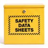 SDS Binder Storage Cabinet, Locking Cabinet for Safety Data Sheets-0