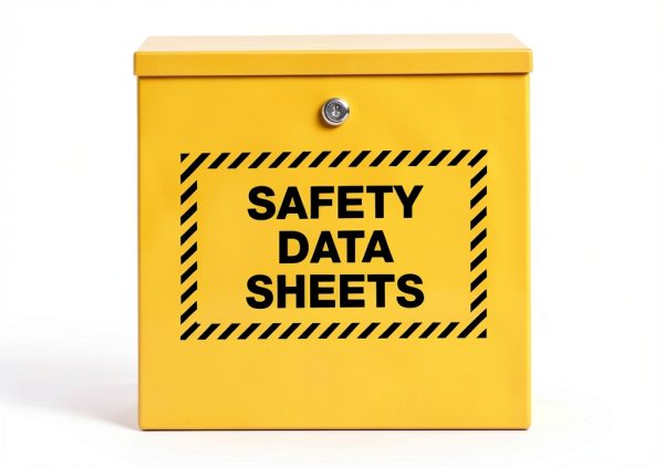 SDS Binder Storage Cabinet, Locking Cabinet for Safety Data Sheets-0