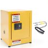 Galvanized Steel Safety Cabinet MERXENG 17x17x18 FireResist Leakproof-1