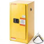 Flammable Cabinet VEVOR 16 Gal Cold Rolled Steel Adjustable Shelves-0