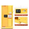 Flammable Cabinet VEVOR 16 Gal Cold Rolled Steel Adjustable Shelves-5