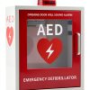 AED Defibrillator Cabinet Blulu Wall‑Mounted with Alarm Window White-0