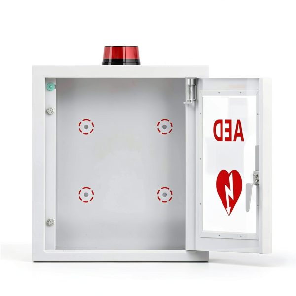 Wall-Mounted AED Cabinet NLShan Steel Storage with Alarm-5