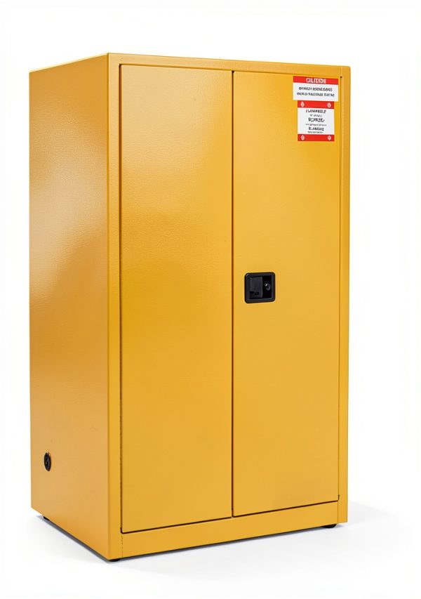 Flammable Safety Cabinet PeakPursuit 60 Gallon Yellow Double-Wall-1