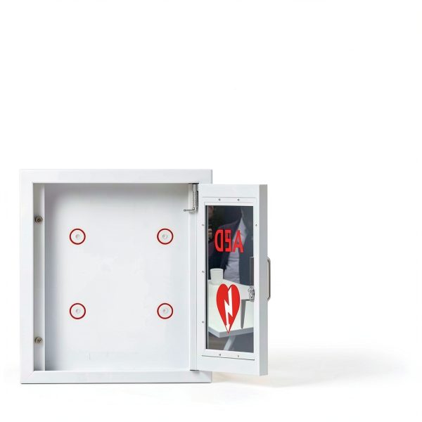 AED Cabinet NLShan Wall-Mounted Steel with Snap Lock 14.2x7.8x15.7in-5