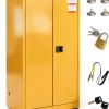 Flammable Safety Cabinet PeakPursuit 60 Gallon Yellow Double-Wall-2