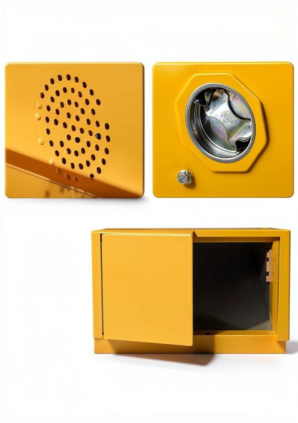 Flammable Safety Cabinet PeakPursuit 60 Gallon Yellow Double-Wall-3
