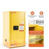Flammable Cabinet VEVOR 16 Gal Cold Rolled Steel Adjustable Shelves-1