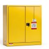 Flammable Cabinet KAER 30 Gallon Yellow Storage with Adjustable Shelf-7