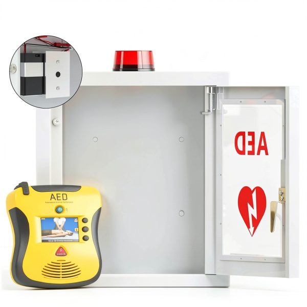 Wall-Mounted AED Cabinet NLShan Steel Storage with Alarm-4